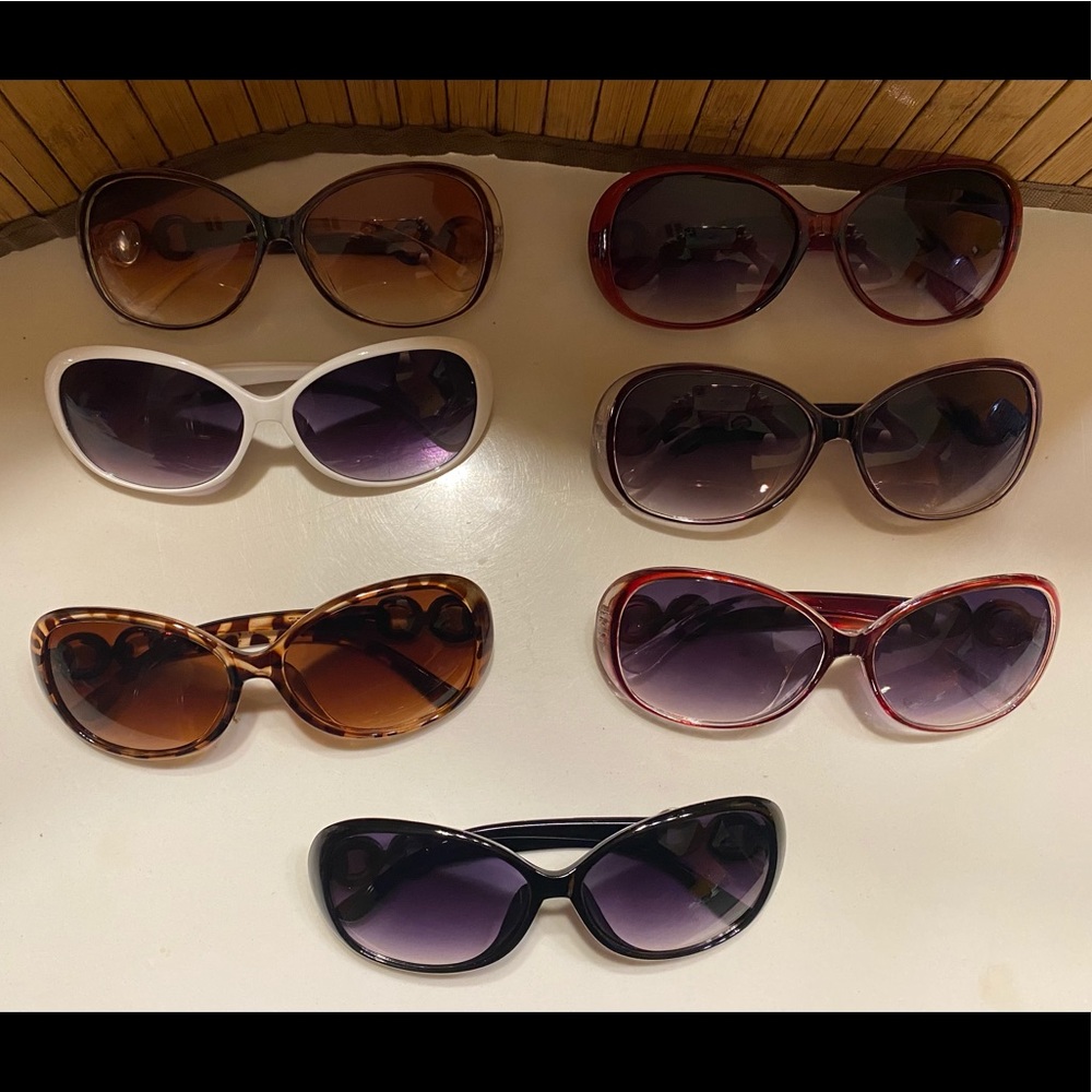 Vintage oversized sunglasses 100 UV protection